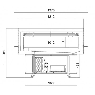 Промо витрина круглая Ios (Иос)